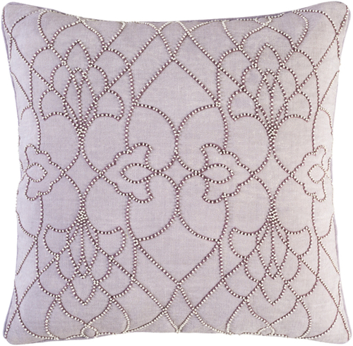 Surya DP004-1818D Dotted Pirouette Throw Pillow - Lilac, Mauve & W