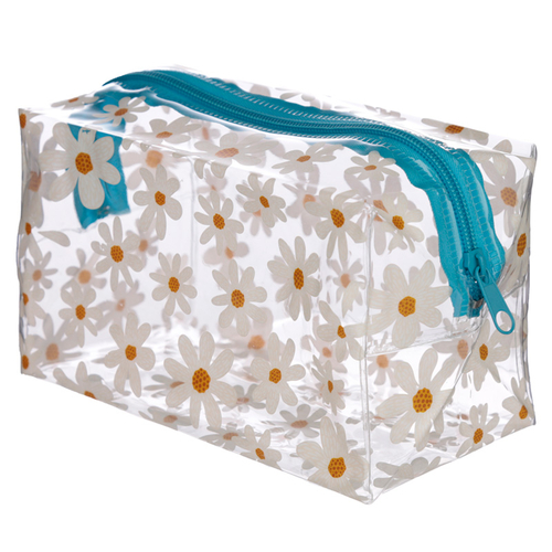 Handy Clear PVC Wash Bag - Oopsie Daisy