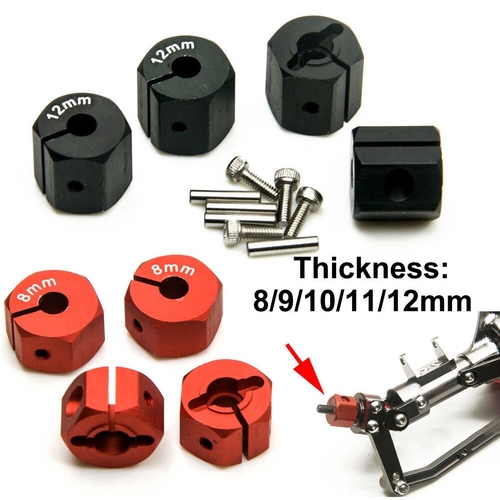 4Pcs 8/9/10/11/12mm Alloy For RC Rock Crawler RC