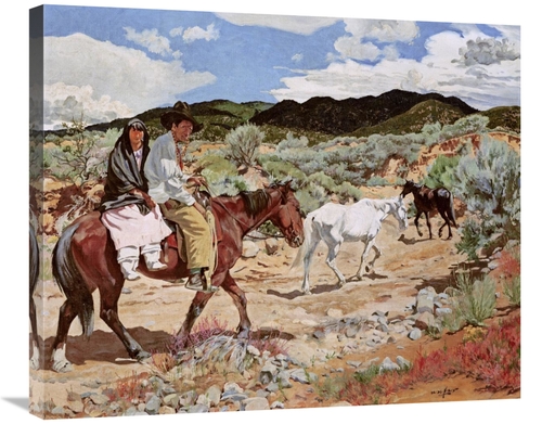 Global Gallery GCS-268610-30-142 30 in. His Wealth Art Print - Walter 