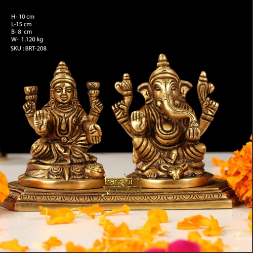 BRASS GANESH LAXMI