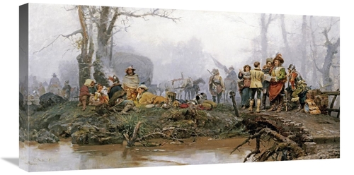 Global Gallery GCS-266214-30-142 30 in. The Encampment Art Print - Ces