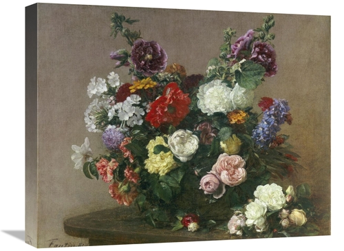 Global Gallery GCS-266300-22-142 22 in. A Bouquet of Mixed Flowers Art