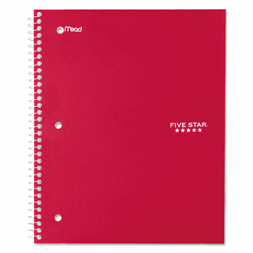Mead Products MEA72017 1 Subject- Wirebound Notebook - Red