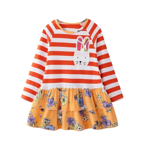 Toddler Kids Baby Girls Dress Casual Cartoon