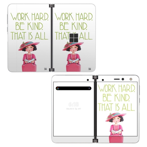 DecalGirl MDUO-THATISALL Microsoft Surface Duo Skin - Work Hard