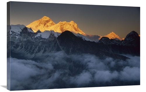 Global Gallery GCS-453479-2436-142 24 x 36 in. Mount Everest, Lhot