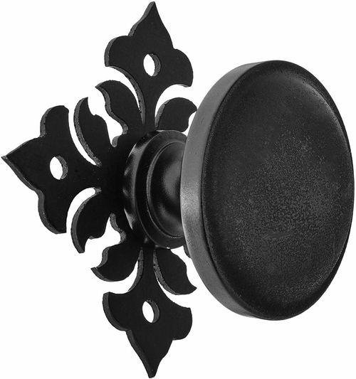 Wrought Iron Flourish Cabinet Door Knob