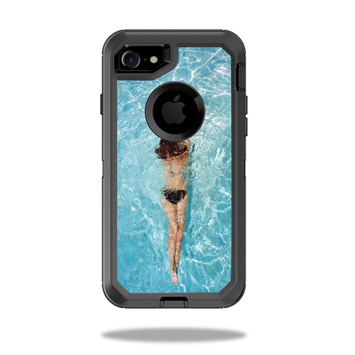 MightySkins OTDIP8-Take A Dip Skin for Otterbox Defender iPhone SE 202