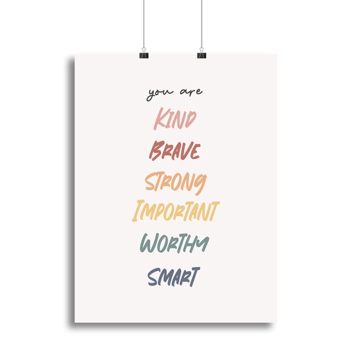 Affirmation Canvas Print or Poster