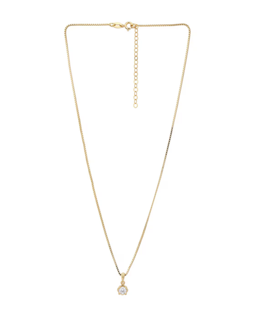 Gold Plated Pendant with Chain for Women