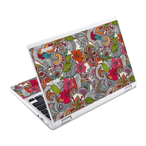Valentina Ramos ACR11-DOODLESCLR Acer Chromebook R11 Skin - Doodles Co