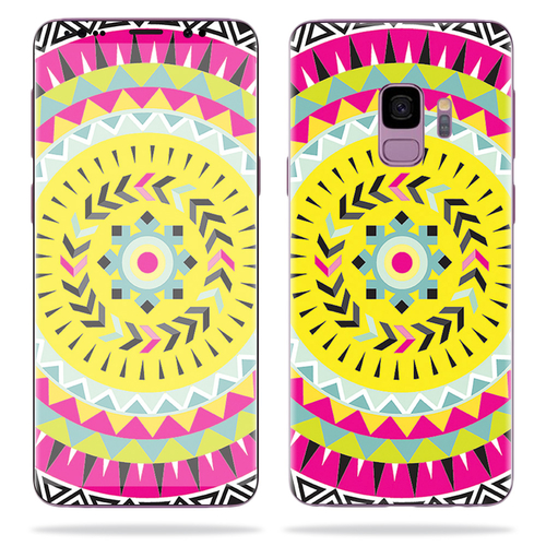 MightySkins SAGS9-Pink Aztec Skin for Samsung S9 - Pink Aztec