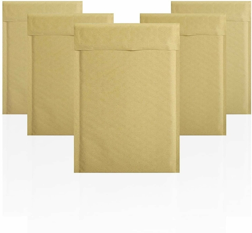 Natural Kraft Bubble mailers 4x7 Brown Padded envelopes 4 x 7. Pack of