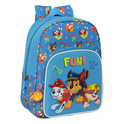 School Bag The Paw Patrol Friendship Blue (26 x 34 x 11 cm)
