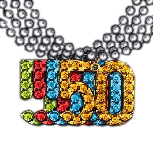Blinkee CBHBDBNAP-50 50 Charm on Beads Happy Birthday Bead Necklace&#4