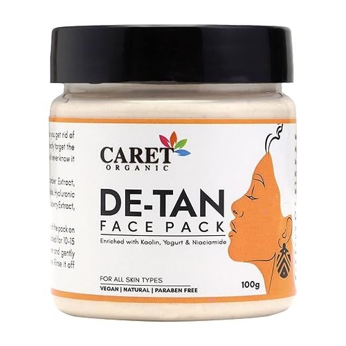 Organic De-Tan FacePack With Kaolin & Niacinamide For Tan Removal (
