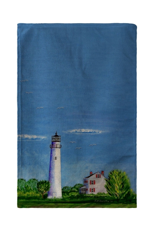 Betsy Drake BT993 Fenwich Island Lighthouse Beach Towel - 30 x 50 in.
