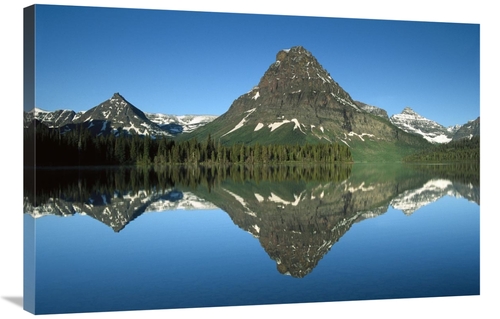 Global Gallery GCS-451969-2436-142 24 x 36 in. Sinopah Mountain Reflec