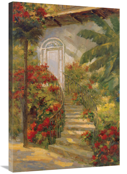 Global Gallery GCS-127075-2436-142 24 x 36 in. Bougainvillea Entry Art