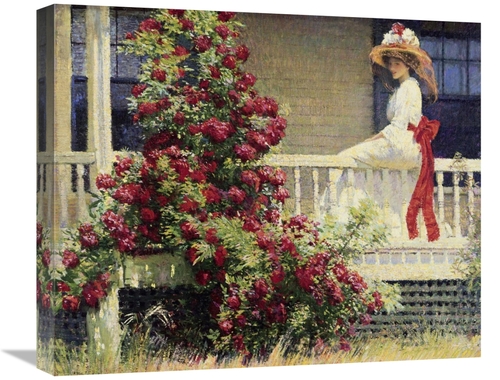 Global Gallery GCS-282162-22-142 22 in. The Crimson Rambler Art Print 