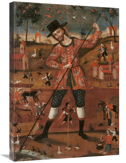 30 in. San Isidro Labrador Art Print - Unknown