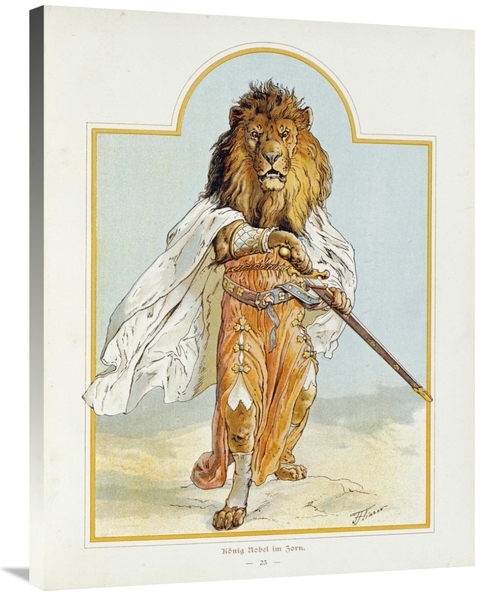 Global Gallery GCS-267979-36-142 36 in. Konig Nobel Im Zorn Art Print 