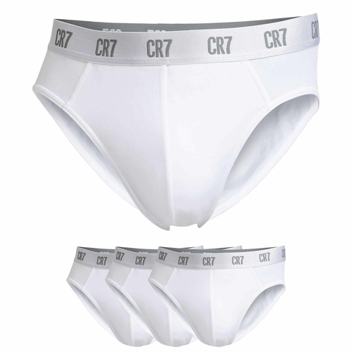 White CR7 Cristiano Ronaldo 8100-6610-100_TRIPACK_WHITE