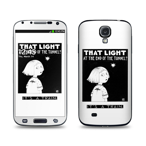 DecalGirl SGS4-TUNNEL Samsung Galaxy S4 Skin - Train Tunnel