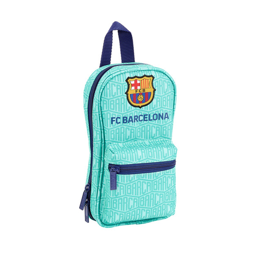 Backpack Pencil Case F.C. Barcelona Turquoise 12 x 23 x 5 cm (33