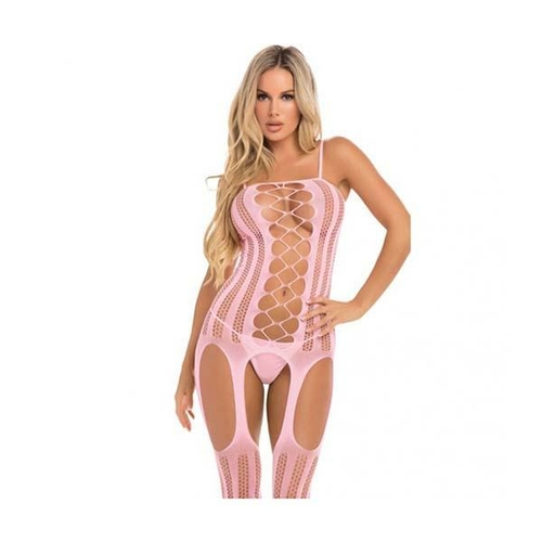 Fake News Bodystocking Pink