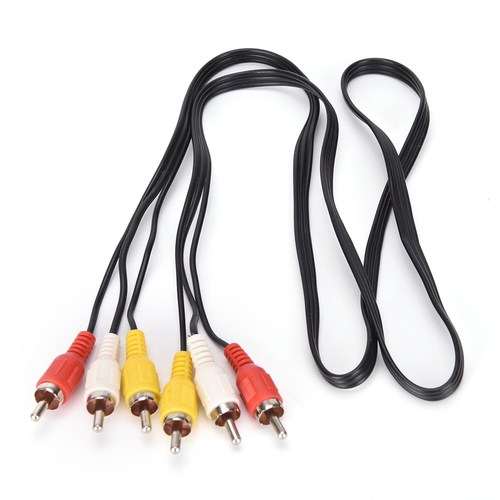 1M 3 RCA Male to 3 RCA Male Composite Audio Video