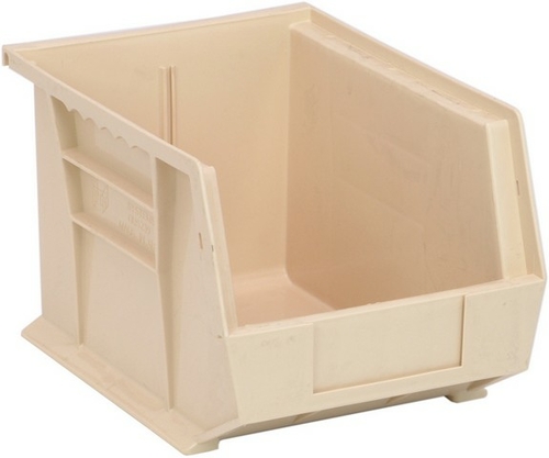 Quantum Storage QUS239IV Ultra Stack & Hang Bin- Ivory - 10.75 x 8.25 