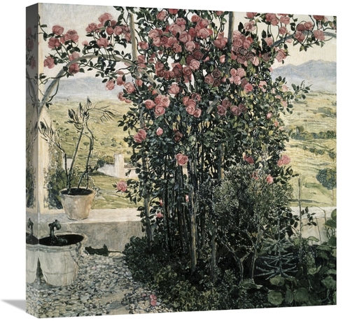 Global Gallery GCS-282136-22-142 22 in. Valley in Umbria Art Print - A