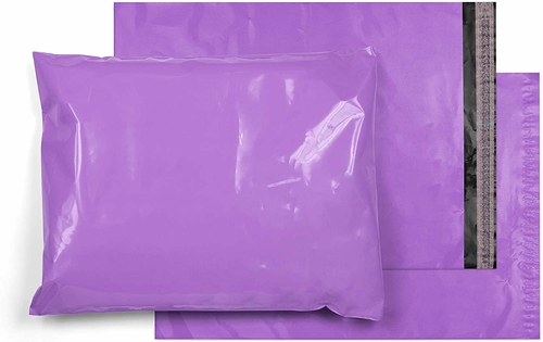 Purple Poly Mailers 12 x 15.5 , Peel and Seal Poly Shipping Bags for