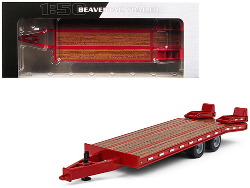 Beavertail Trailer Red 1/50 Diecast Model by First Gear
