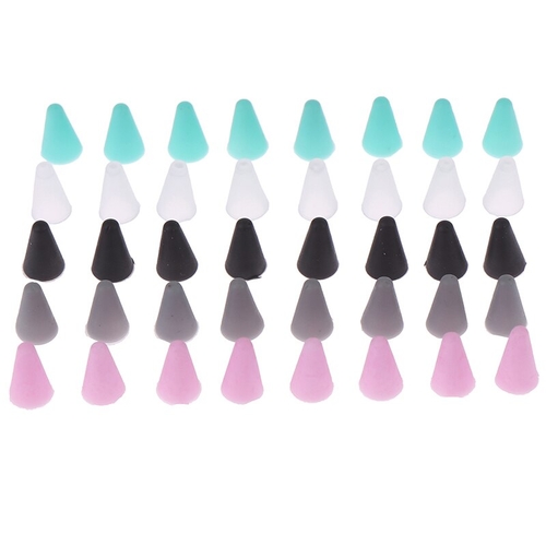 8pcs/lot Mute Silicone Replacement Tip Case Nib