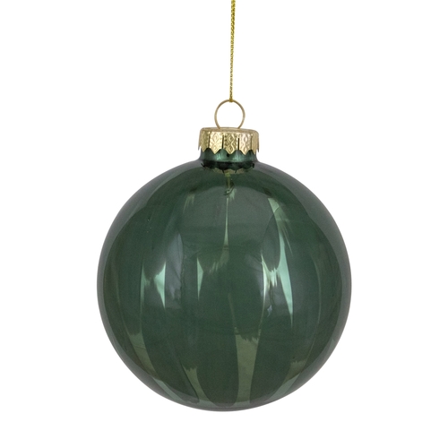 NorthLight 34313245 4 in. Shiny Painted Shades of Glass Christmas Ball