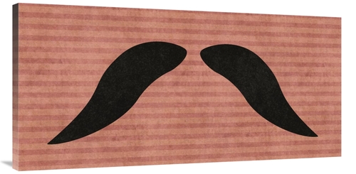 Global Gallery GCS-398814-2448-142 24 x 48 in. Mustache - Walrus Art P
