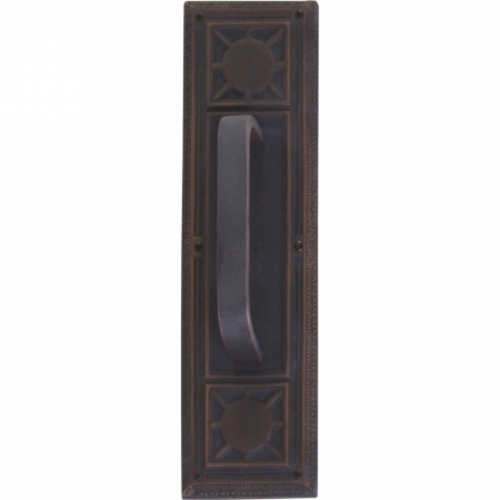 Brass Accents A04-P7201-TRD-613VB Nantucket Pull Plate with Traditiona