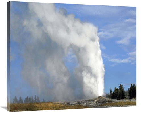 Global Gallery GCS-396659-36-142 36 in. Old Faithful Geyser Spouting&#