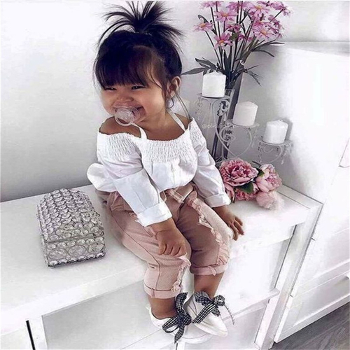 Pudcoco Autumn Toddler Kids Baby Girls Long Sleeve