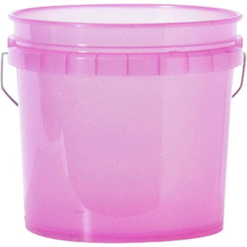 Leaktite 084305386007 3GLWMN 3.5 gal Plastic Translucent Pail, Wat