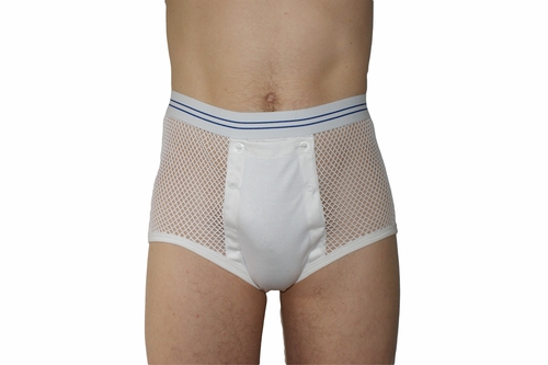 Mens Classic Underwear Briefs with Panel Flap