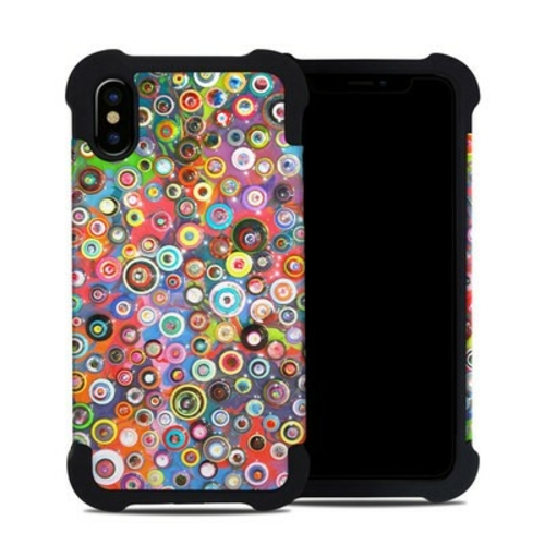 DecalGirl AIPXBC-RNDRND Apple iPhone X Bumper Case - Round & Round