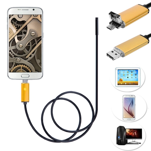 2 in 1 Android USB Endoscope Inspection 7mm Camera