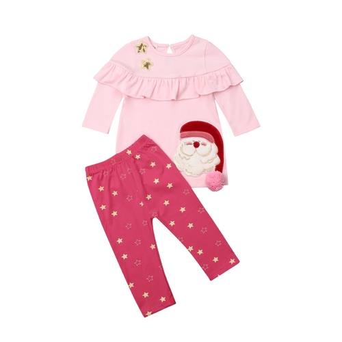 Baby Kids Girl Xmas Clothes Sets Little Girls