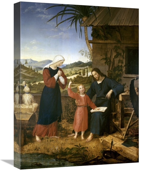 Global Gallery GCS-278219-22-142 22 in. Christ in the Carpenter Shop A