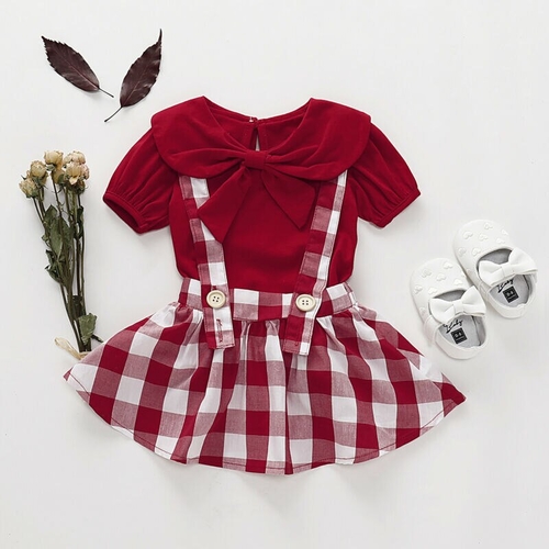 Pudcoco Christmas Dress Newborn Kid Baby Girl