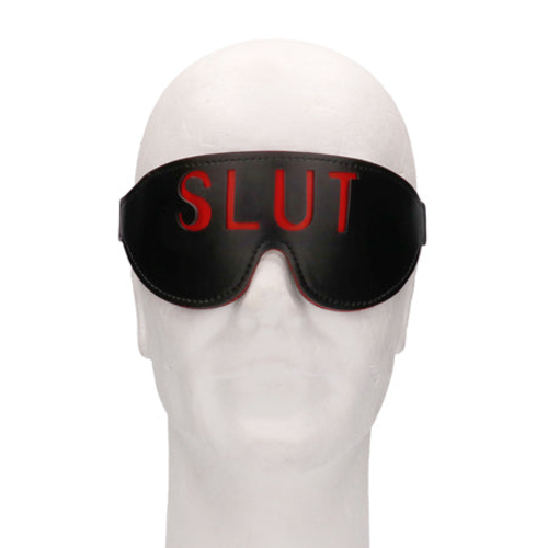 Ouch! 'Slut' Blindfold Black